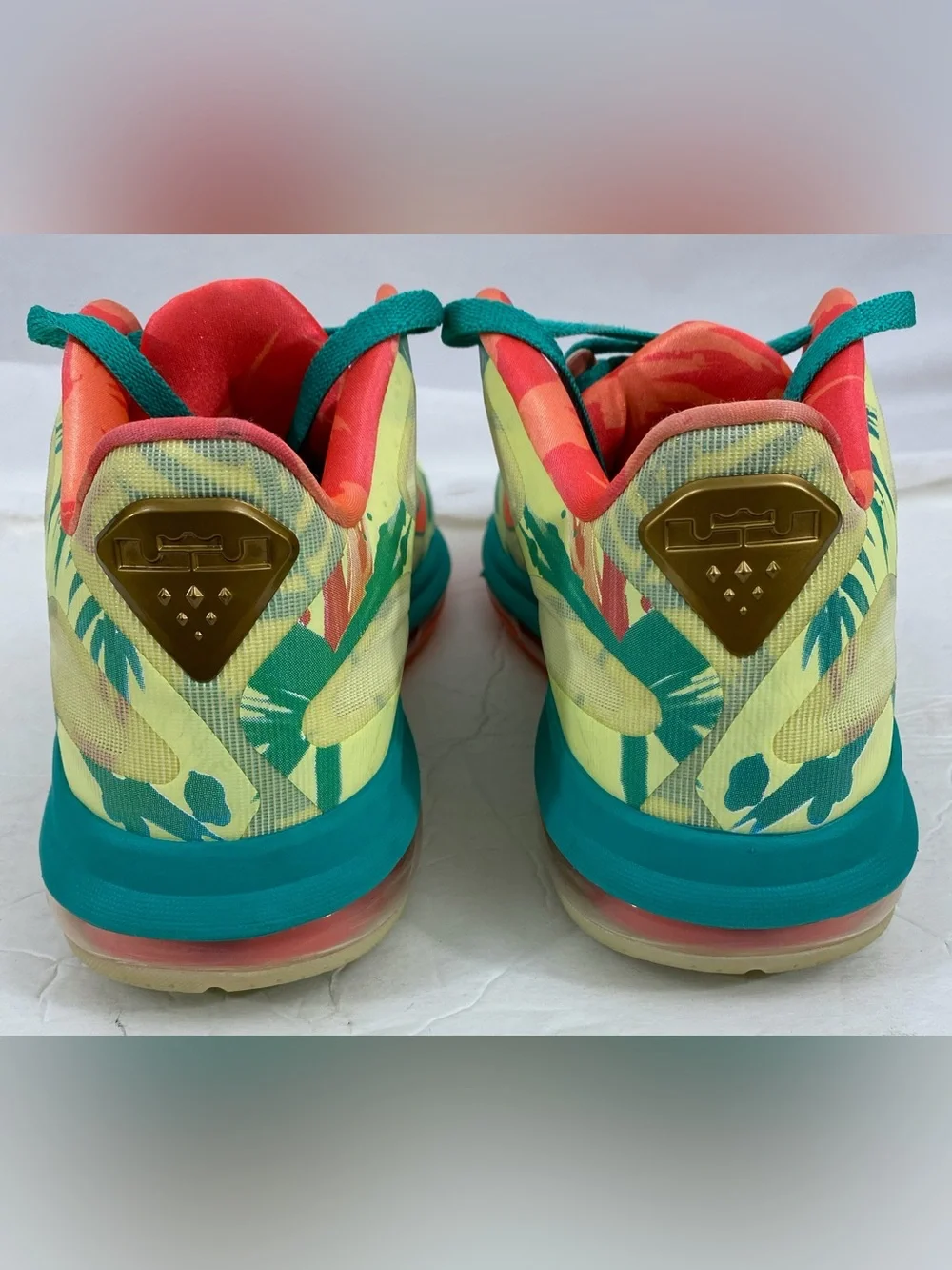Nike Men's LeBron IX 9 Low LeBronald Palmer Basketball Shoes 10 DO9355 300